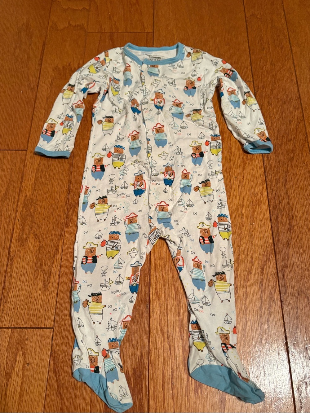 Magnetic Me Pirate Bears Bamboo Footie